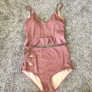 Mauve Kortni Jean swimsuit medium